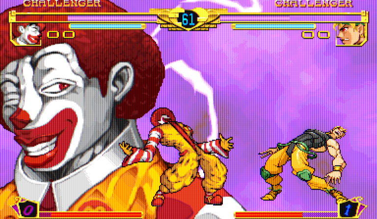 Ronald McDonald in the Heritage for the Future style Ronald McDonald in the Heritage for the Future style