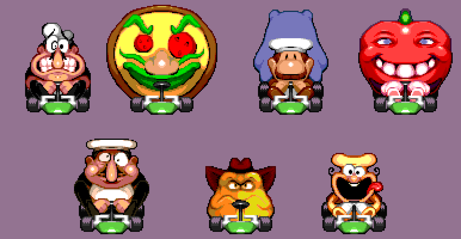 Pizza Racers Rotations